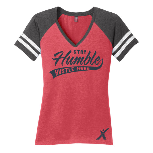 Women's Stay Humble V-Neck Tee