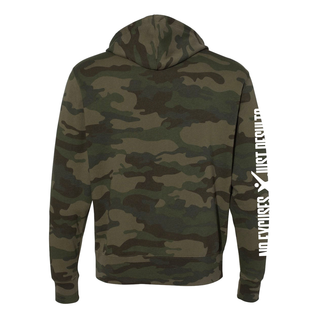 Unisex No Excuses Full-Zip Hoodie - Forest Camo