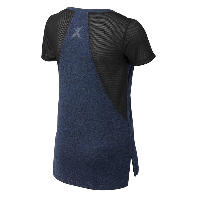 Women's MAX Endeavor Dri-Fit Tee (Dark Royal Heather/Black)