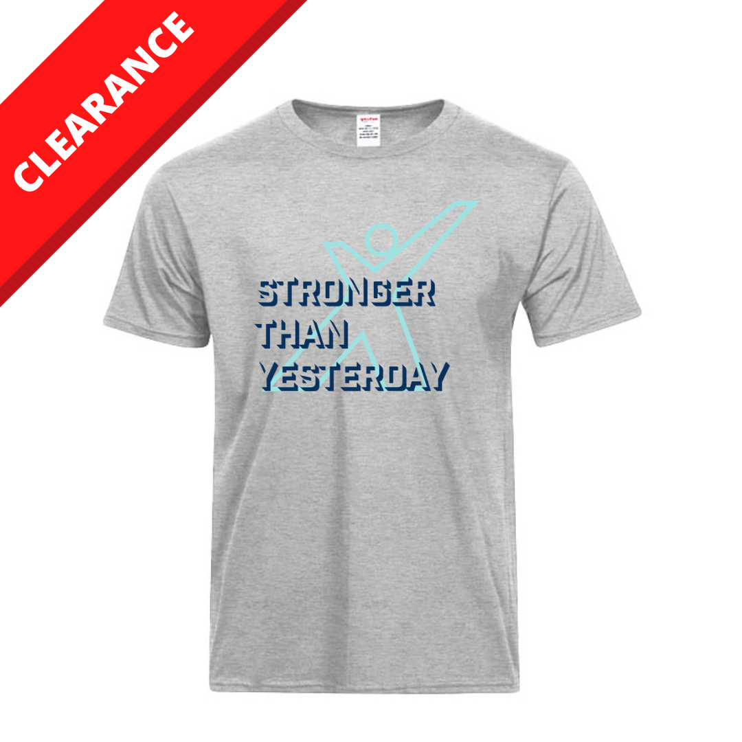 (🚨CLOSEOUT PRICING🚨) Men’s “STRONGER THAN YESTERDAY” Tee