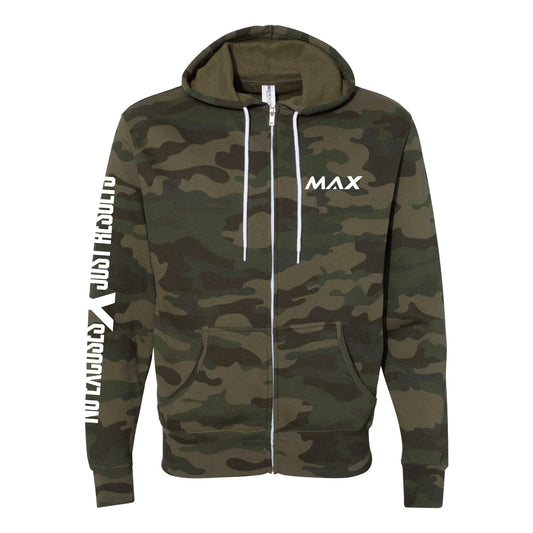 Unisex No Excuses Full-Zip Hoodie - Forest Camo