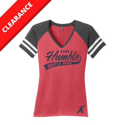 Women's Stay Humble V-Neck Tee